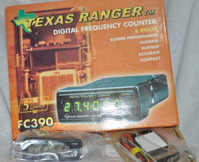 VENDIDO - VENDO FREQUENCIMETRO TEXAS RANGER - NA CAIXA SEM USO — Miniatura 1