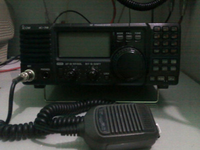 (VENDIDO PARA PY3ZAT)  ICOM IC-78HF SEMI-NOVO