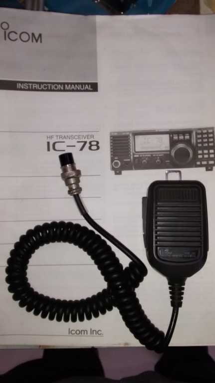 Radio ICOM IC 78 HF - 160-10m Com caixa e Manual — Foto 4