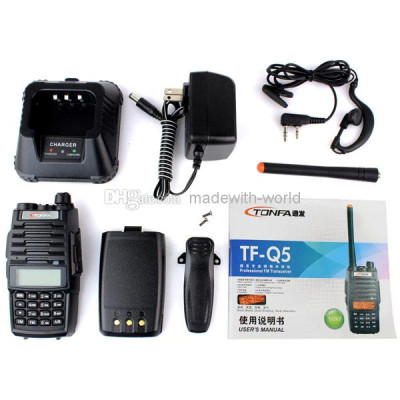 Rádio Ht Dual Band Tonfa Tf-q5 - 10w - Bateria 3600mah — Miniatura 1