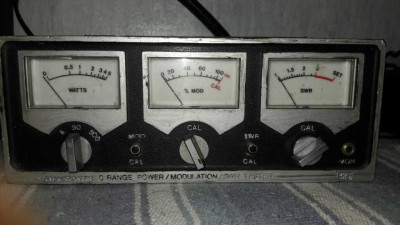 Medidor De Swr, Pwr E Mod. Micronta 3-30mhz 5/50/500watts.