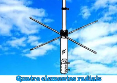 Antena Base 5/8 De Onda Px E 10 Metros 4 Elementos  R$ 245,00 — Miniatura 2