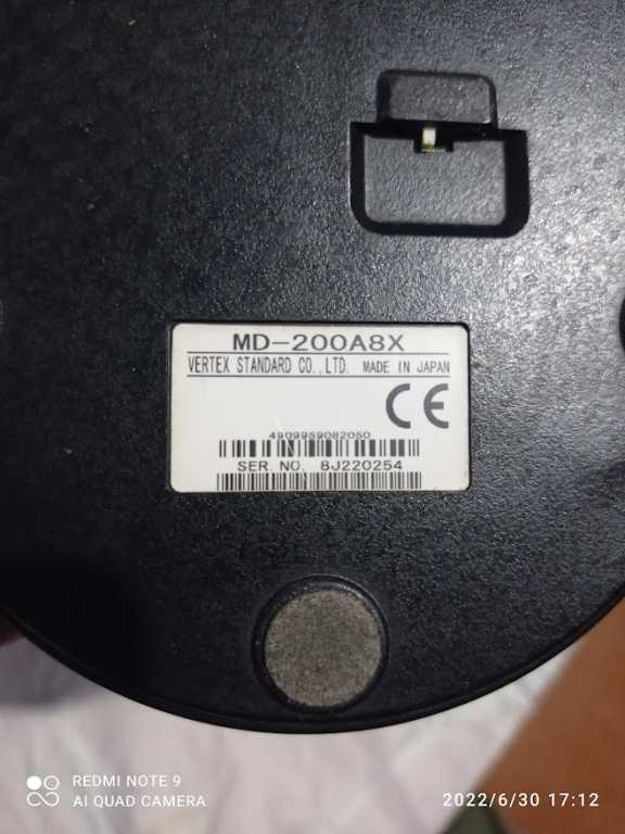 Yaesu MD-200 — Foto 4
