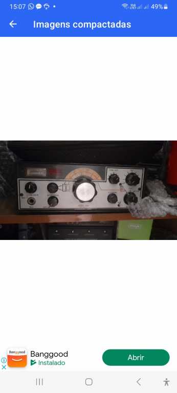 Vendo radio hf marca alda 103 conservado 100w potencia  20m40m80m — Foto 1