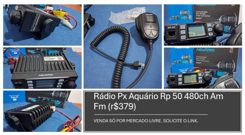 Rádio Px Aquário Rp 50 480ch Am Fm (VENDIDO)