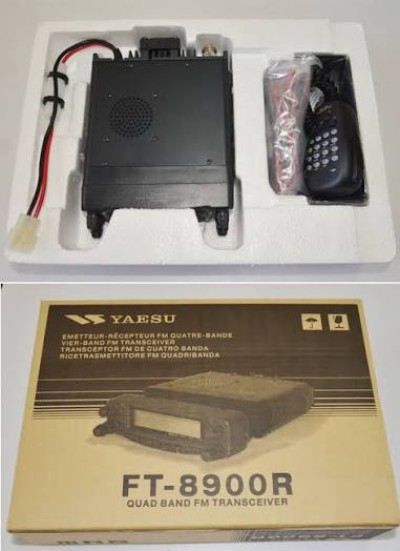 FT 8900R NA CAIXA COM PTT DE GANHO COM ECHO — Miniatura 1
