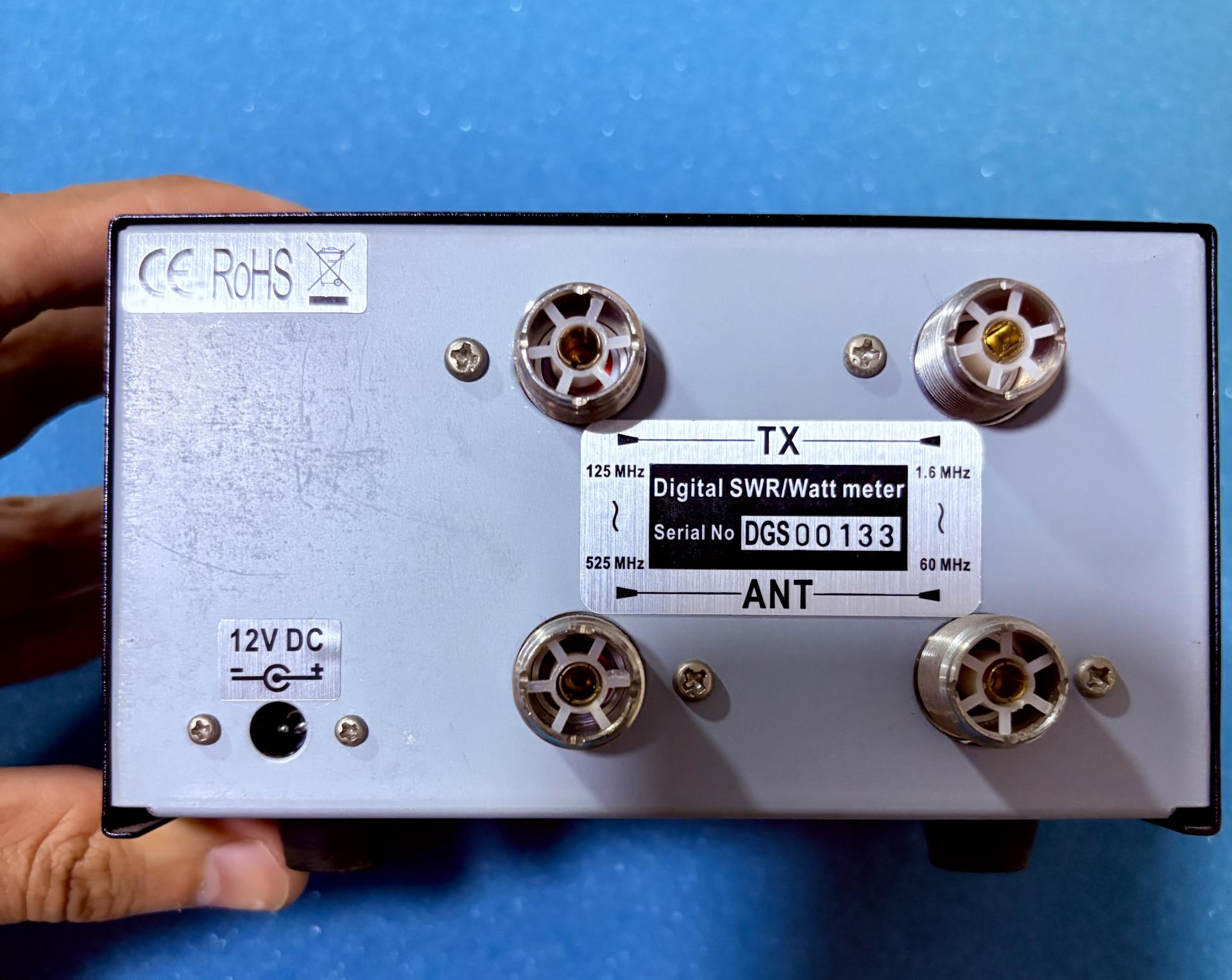Nissei DG-503 Wattímetro / ROE Digital HF VHF UHF 200W — Foto 4