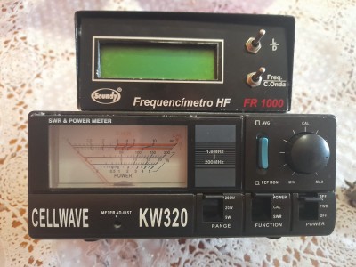 Medidor de SWR-PWR + Frequêncimetro + Carga não irradiante + chave de antena  — Miniatura 4